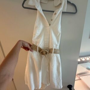 NWOT House of Harlow 1960 Ivory Romper